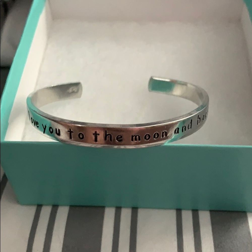 “I love you to the moon and back” bracelet